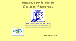 Desktop Screenshot of csbetton.fr